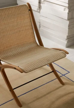 &Tradition X HM10 lounge chair, oak with walnut insert - natural