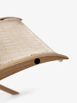 &Tradition X HM10 lounge chair, oak with walnut insert - natural