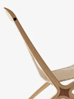 &Tradition X HM10 lounge chair, oak with walnut insert - natural