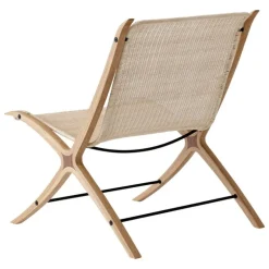 &Tradition X HM10 lounge chair, oak with walnut insert - natural