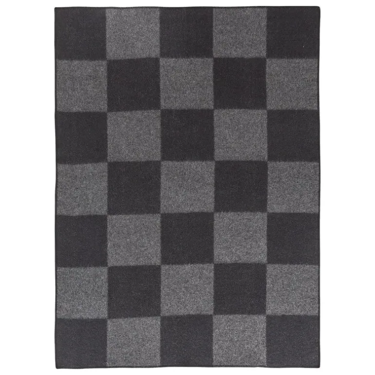 Anno Ala throw, 130 x 180 cm, dark grey - black