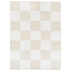 Anno Ala throw, 130 x 180 cm, white - sand