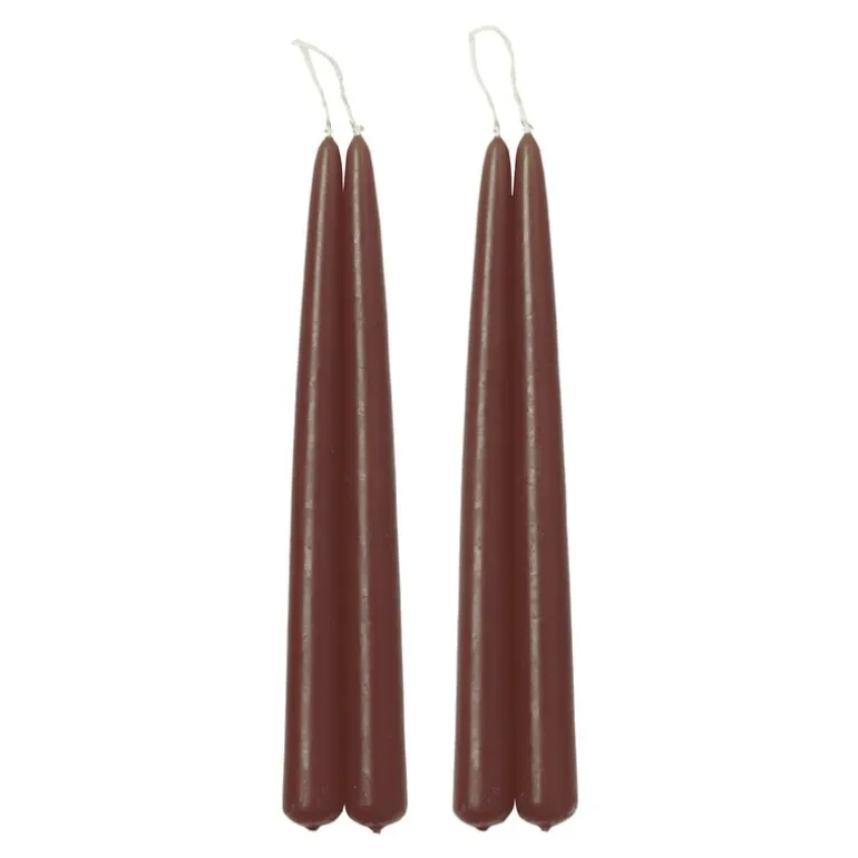 applicata Blossom candle, 4 pcs, smoked oak