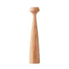applicata Lily candleholder, oiled oak