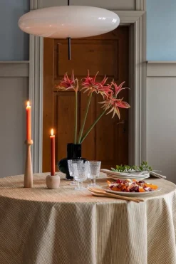 applicata Lily candleholder, oak