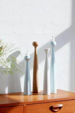 applicata Tulip candleholder, sky blue