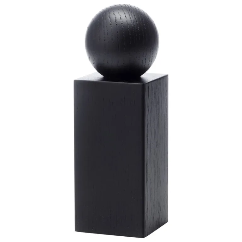 applicata Twist grinder, black stained oak