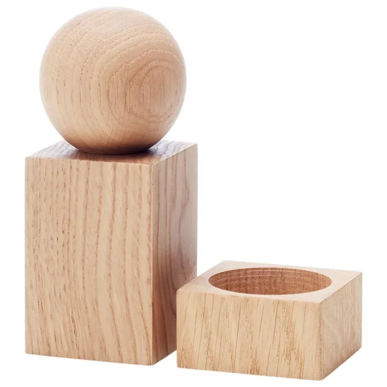 applicata Twist salt - pepper set, oak