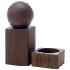 applicata Twist salt - pepper set, smoked oak