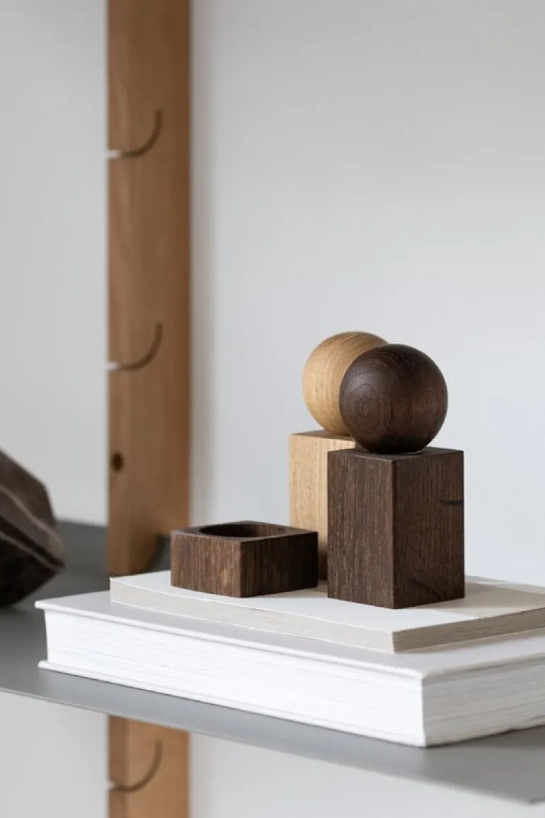 applicata Twist salt - pepper set, smoked oak