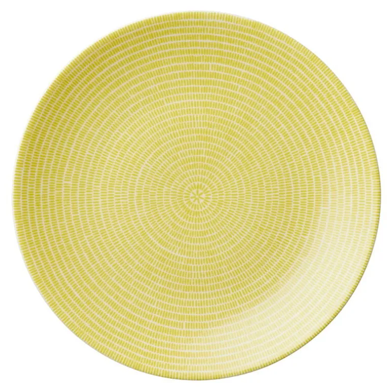 Arabia 24h Avec plate 26 cm, yellow