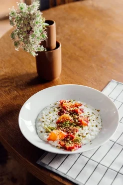 Arabia 24h deep plate, 24 cm, white