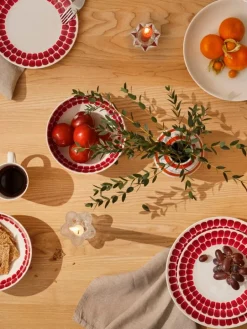 Arabia 24h Tuokio deep plate 18 cm, red