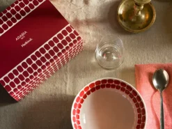 Arabia 24h Tuokio deep plate 18 cm, red