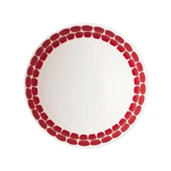 Arabia 24h Tuokio deep plate 18 cm, red