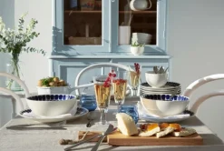 Arabia 24h Tuokio deep plate, 18 cm, cobalt blue