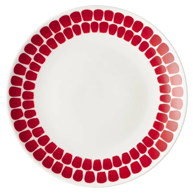 Arabia 24h Tuokio plate 26 cm, red