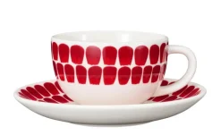 Arabia 24h Tuokio saucer, 17 cm, red
