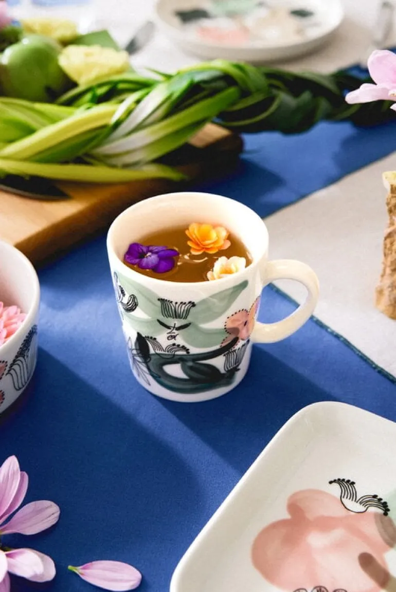 Arabia Kukkamaa bowl, 13 cm, green