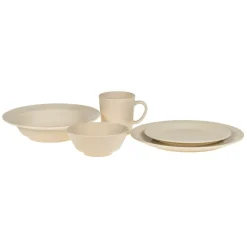 Arabia Mainio plate deep, 22 cm with rim, sand