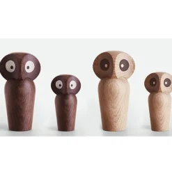 Architectmade Owl, large, smoked oak