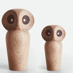 Architectmade Owl, small, natural oak