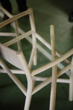 Ariake Ariake arm chair, oak - textile strap