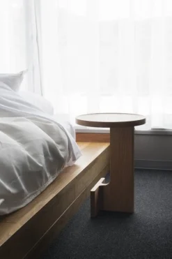 Ariake Beam side table, oak