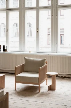 Ariake Beam side table, oak