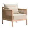Ariake Braid lounge chair, oak