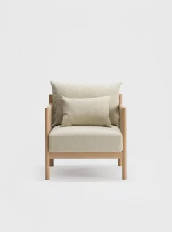 Ariake Braid lounge chair, oak
