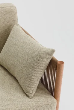 Ariake Braid lounge chair, oak