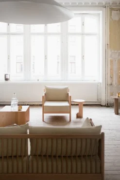 Ariake Braid lounge chair, oak