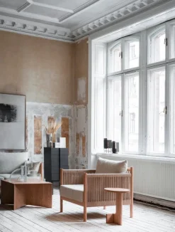 Ariake Braid lounge chair, oak