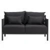 Ariake Braid sofa, 2-seater, black