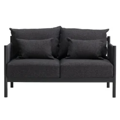 Ariake Braid sofa, 2-seater, black