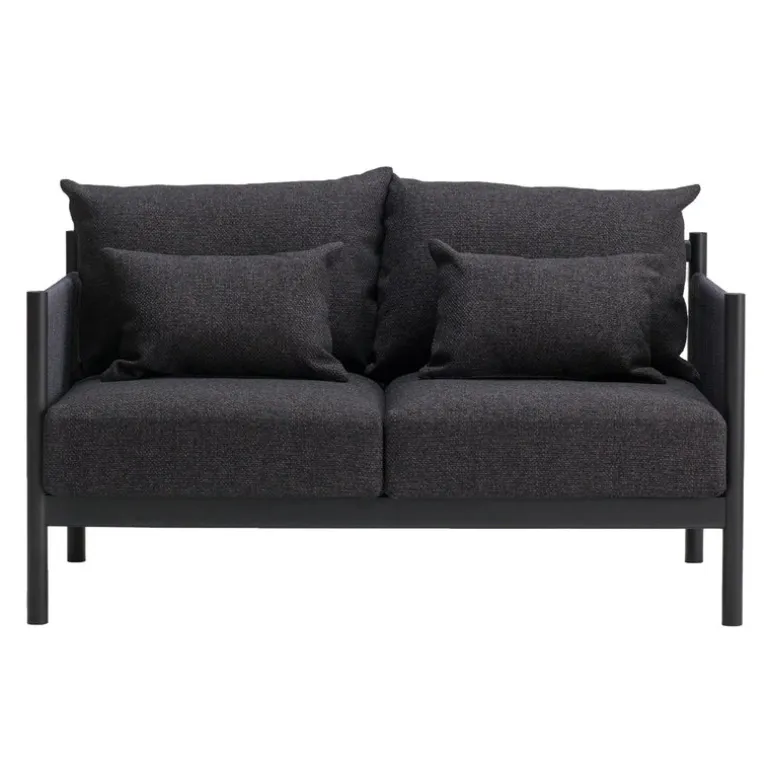 Ariake Braid sofa, 2-seater, black