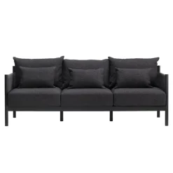 Ariake Braid sofa, 3-seater, black