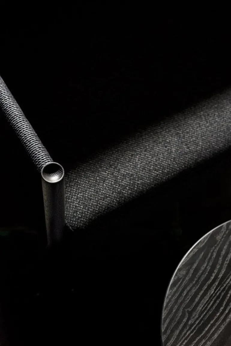 Ariake Braid sofa, 3-seater, black