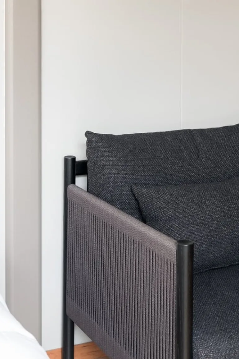 Ariake Braid sofa, 3-seater, black