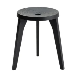 Ariake Dovetail stool, black