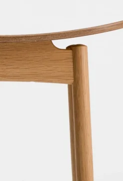Ariake Saga Dining stool, oak