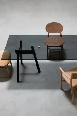 Ariake Saga Dining stool, oak