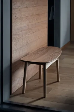 Ariake Saga Dining stool, oak