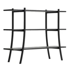 Ariake Skyladder shelf, low, black