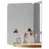 Artek 124 degrees mirror, medium, ash shelf