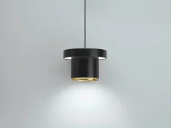Artek A201 pendant, black - brass