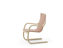 Artek Aalto armchair 406, birch - natural/red webbing