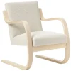 Artek Aalto armchair 402, birch - cream/pearl Nubia 02