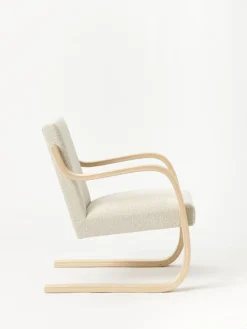 Artek Aalto armchair 402, birch - cream/pearl Nubia 02